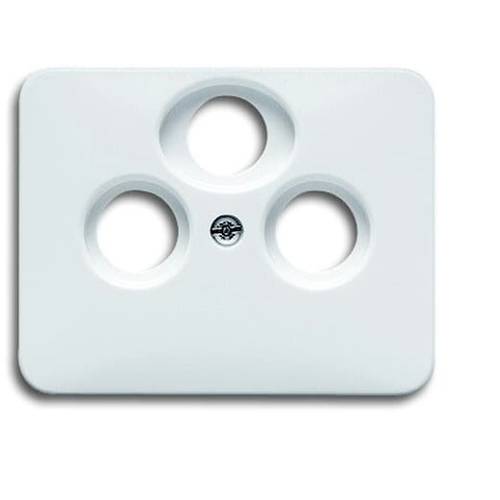 Busch-Jaeger Abdeckung SAT-Steckdose Verkehrsweiß, Weiß 2CKA001724A1911 1 St.