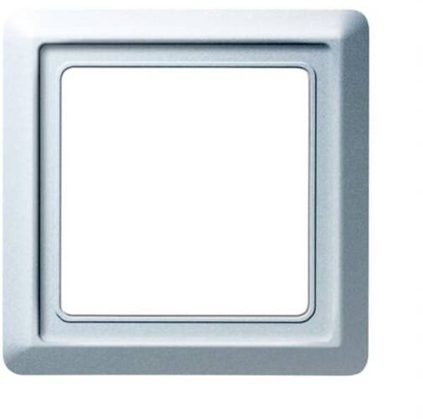 Busch-Jaeger 1fach Rahmen Rahmen Allwetter 44 (IP44) Weißaluminium (RAL 9006), Aluminium 2CKA001730A0276 1 St.