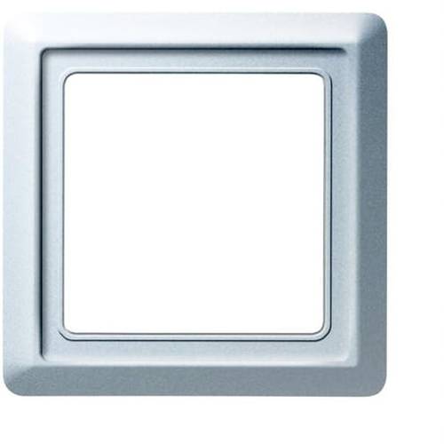 Busch-Jaeger 1fach Rahmen Rahmen Allwetter 44 (IP44) Weißaluminium (RAL 9006), Aluminium 2CKA001730A0276 1 St.
