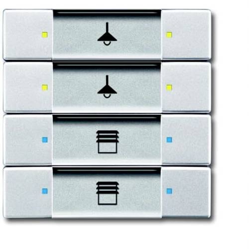 Busch-Jaeger 6127/02-83 2CKA006117A0211 Eingangsmodul Weißaluminium (RAL 9006), Aluminium 1 St.