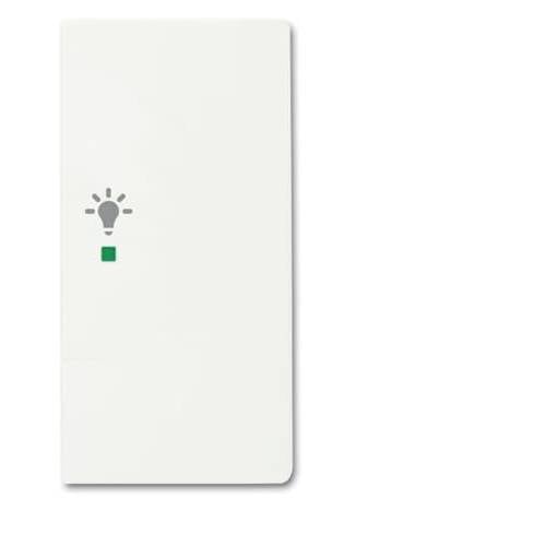 Busch-Jaeger 2fach Abdeckung Symbolwippe Licht free@home Verkehrsweiß, Weiß 2CKA006220A0492 1 St.