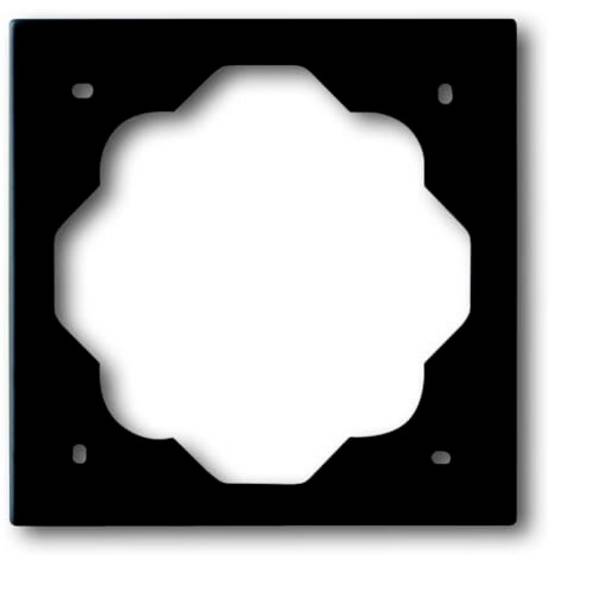 BUSCH JAEGER - Busch-Jaeger 1754-0-4424, Schwarz, Schraubenlos, Busch-Jaeger, 87 mm, 87 mm, 1,1 cm