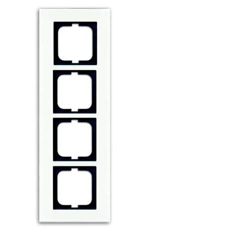 Busch-Jaeger 4fach Rahmen Rahmen Carat Weiß 2CKA001754A4445 1 St.