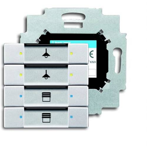 Busch-Jaeger 6127/01-83 2CKA006117A0198 Eingangsmodul Aluminium, Weißaluminium (RAL 9006) 1 St.