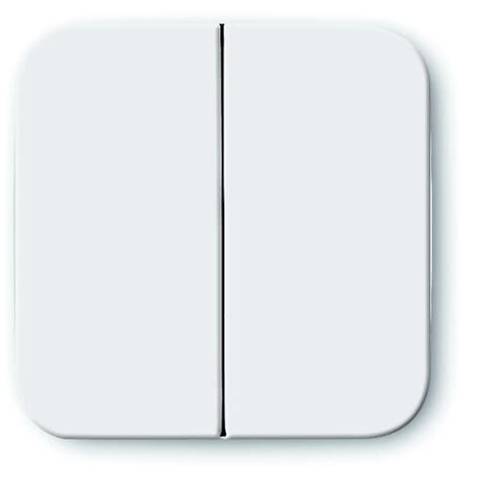 Busch-Jaeger Abdeckung Serientaster Weiß, Reinweiß (RAL 9010) 2CKA001434A0562 1 St.