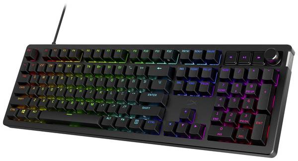 HyperX Alloy Rise Gaming GR Kabelgebunden Gaming-Tastatur Deutsch, QWERTZ Schwarz Beleuchtet