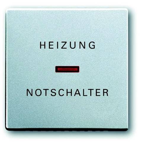 Busch-Jaeger Abdeckung Heizungs-Notschalter Future Linear Weißaluminium (RAL 9006), Aluminium 2CKA001751A2955 1 St.