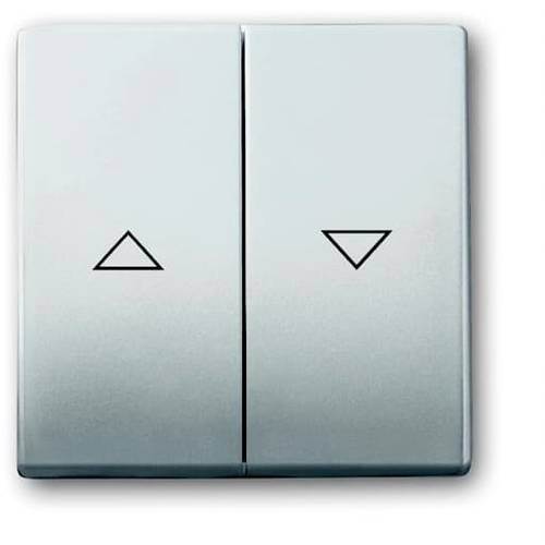 Busch-Jaeger Abdeckung Jalousie-Schalter Edelstahl 2CKA001751A2964 1 St.