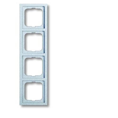 Busch-Jaeger 4fach Rahmen Rahmen Future Linear Aluminium, Weißaluminium (RAL 9006) 2CKA001754A4309 1 St.