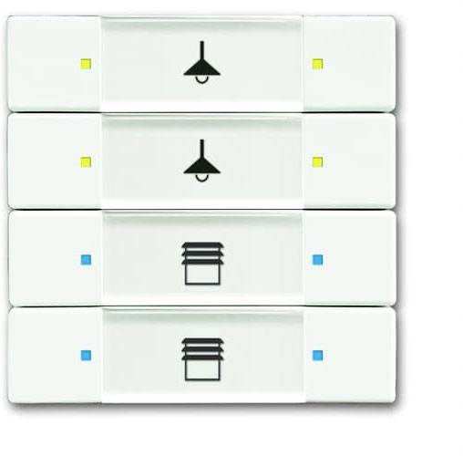 Busch-Jaeger 6127/02-884 2CKA006117A0219 Eingangsmodul Verkehrsweiß, Weiß 1 St.