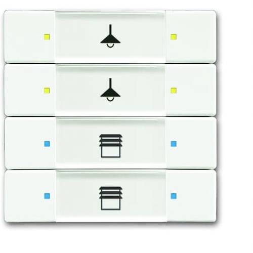 Busch-Jaeger 6127/02-884 2CKA006117A0219 Eingangsmodul Verkehrsweiß, Weiß 1 St.