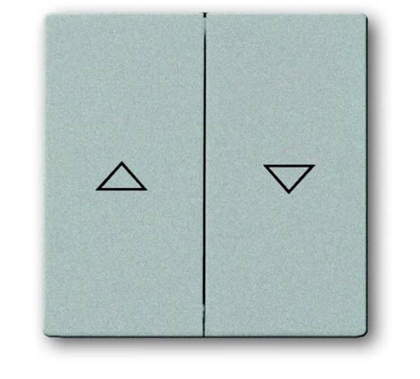 Busch-Jaeger  Abdeckung Jalousie-Schalter   Weißaluminium (RAL 9006), Aluminium 2CKA001751A2944  1 St.