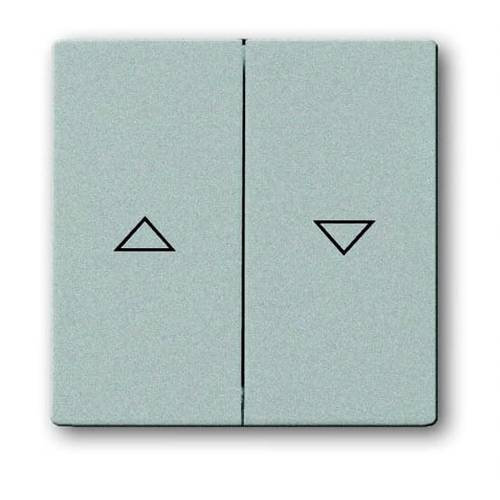 Busch-Jaeger Abdeckung Jalousie-Schalter Weißaluminium (RAL 9006), Aluminium 2CKA001751A2944 1 St.