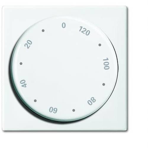 Busch-Jaeger Abdeckung Zeitschaltuhr Busch-balance SI Reinweiß (RAL 9010), Weiß 2CKA001753A0236 1 St.