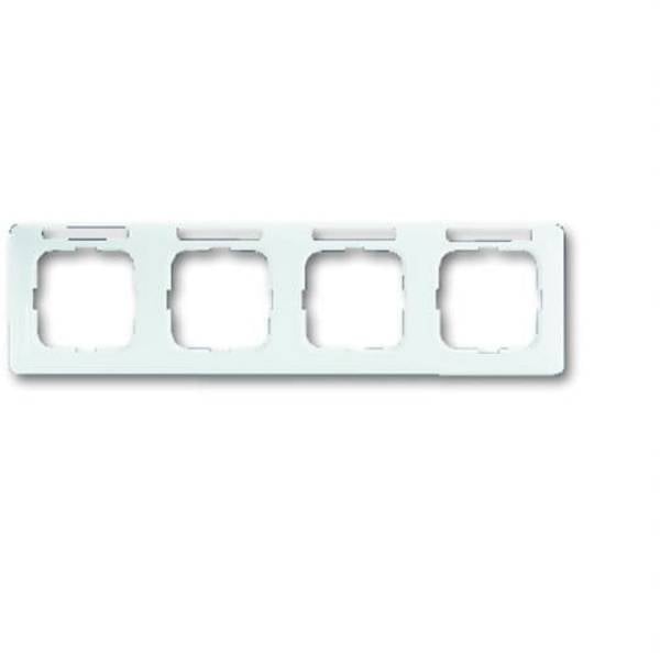 Busch-Jaeger 4fach Rahmen Rahmen Reflex SI Reinweiß (RAL 9010), Weiß 2CKA001754A4064 1 St.
