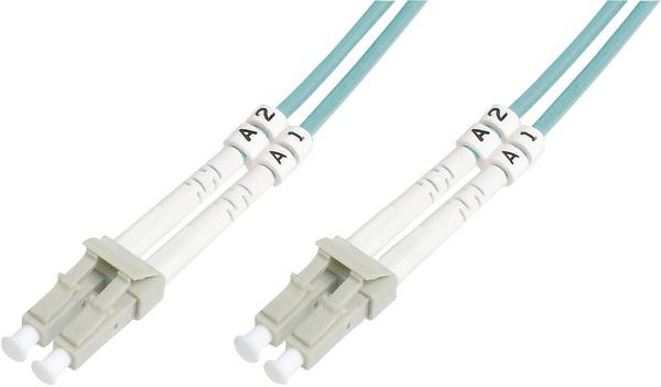 Digitus DK-2533-20/3 Glasfaser LWL Anschlusskabel 20.00 m Blau [1x LC-Stecker - 1x LC-Stecker] 50/125 µ Multimode OM3