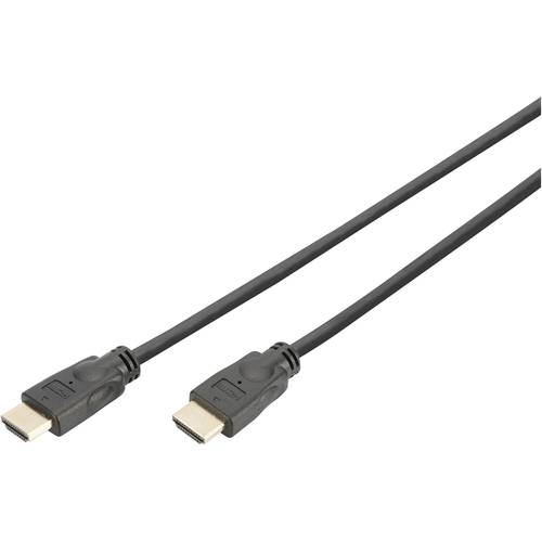 Digitus HDMI Anschlusskabel HDMI-A Stecker 5.00 m Schwarz DK-330123-050-S 4K UHD, Audio Return Channel, Geschirmt HDMI-K...