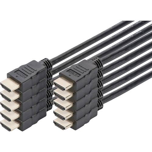 Digitus HDMI Anschlusskabel HDMI-A Stecker, HDMI-A Stecker 2.00 m Schwarz AK-990920-020-S 4K UHD, Audio Return Channel H...