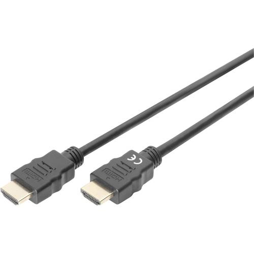 Thumbnail - Digitus HDMI Anschlusskabel HDMI-A Stecker, HDMI-A Stecker 1.00 m Schwarz DB-330123-010-S 4K UHD, Audio Return Channel H...