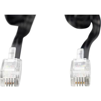 Zwei Telefonkabel mit RJ11-Steckern.