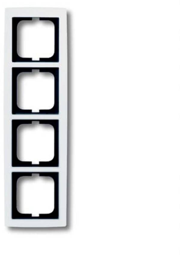 Busch-Jaeger 4fach Rahmen Rahmen Verkehrsweiß, Weiß 2CKA001754A4112 1 St.