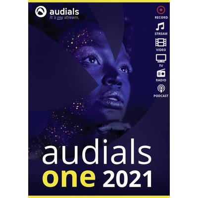 Audials Audials One 2021 (Code in a Box) Jahreslizenz, 1 Lizenz Windows Musik-Software