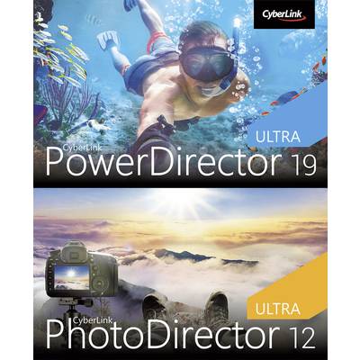 Cyberlink PowerDirector 19 Ultra & PhotoDirector 12 Ultra Duo Vollversion, 1 Lizenz Windows Bildbearbeitung