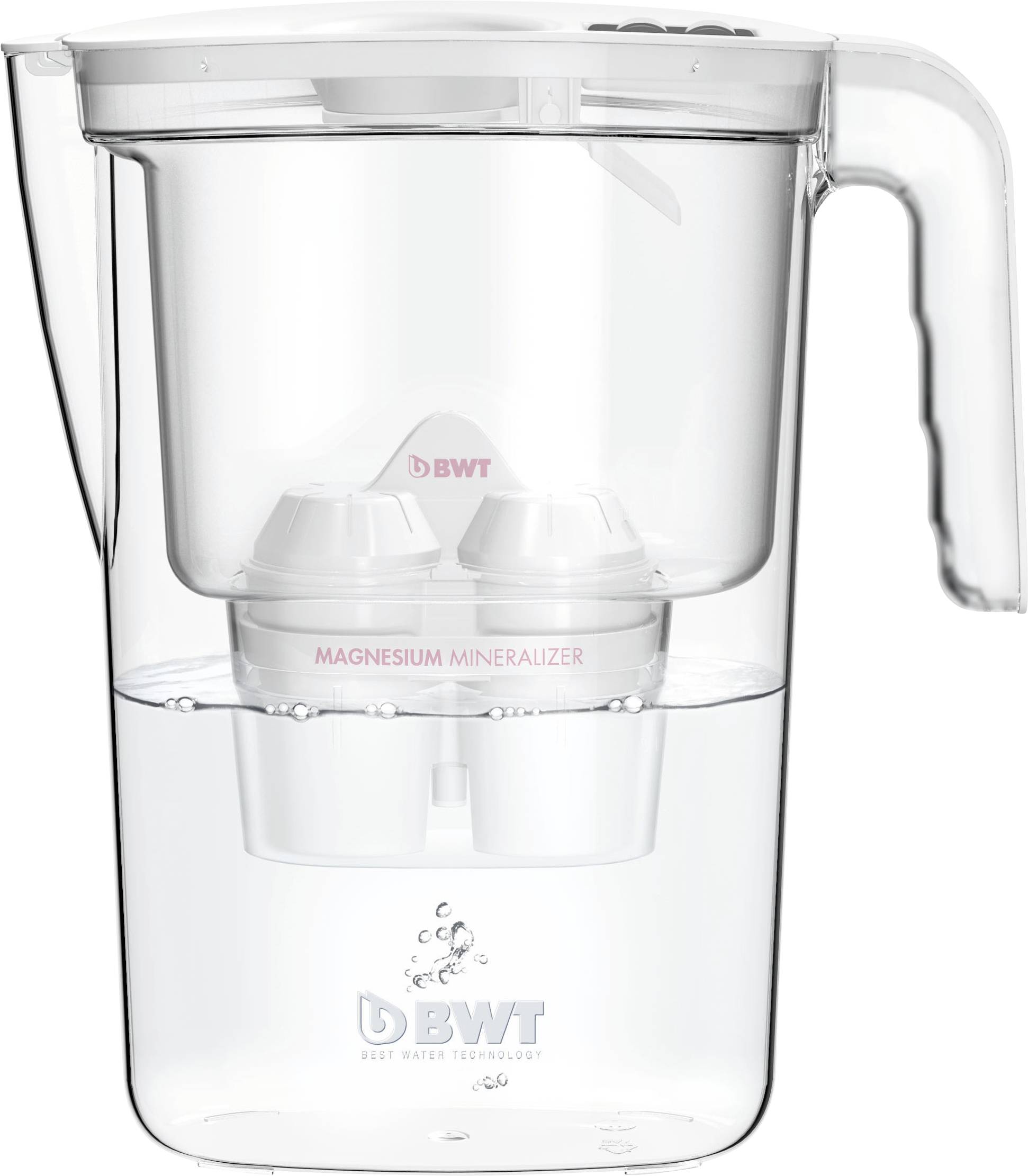 BWT Vida, Pitcher-Wasserfilter, 2,6 l, Transparent, Weiß-2