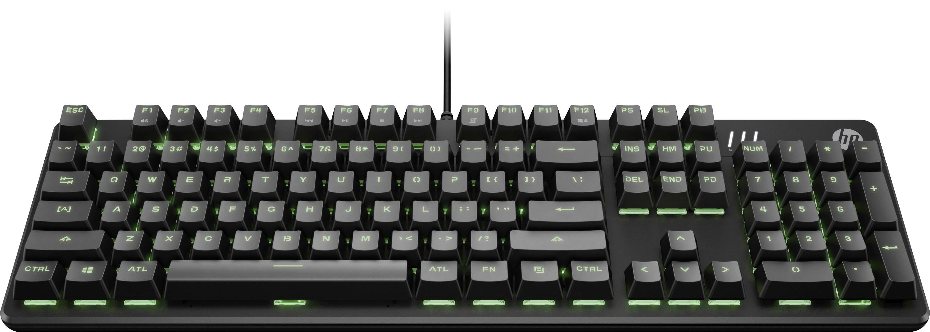 HP Pavilion Gaming-Tastatur 550 USB Gaming-Tastatur Deutsch, QWERTZ Schwarz-0