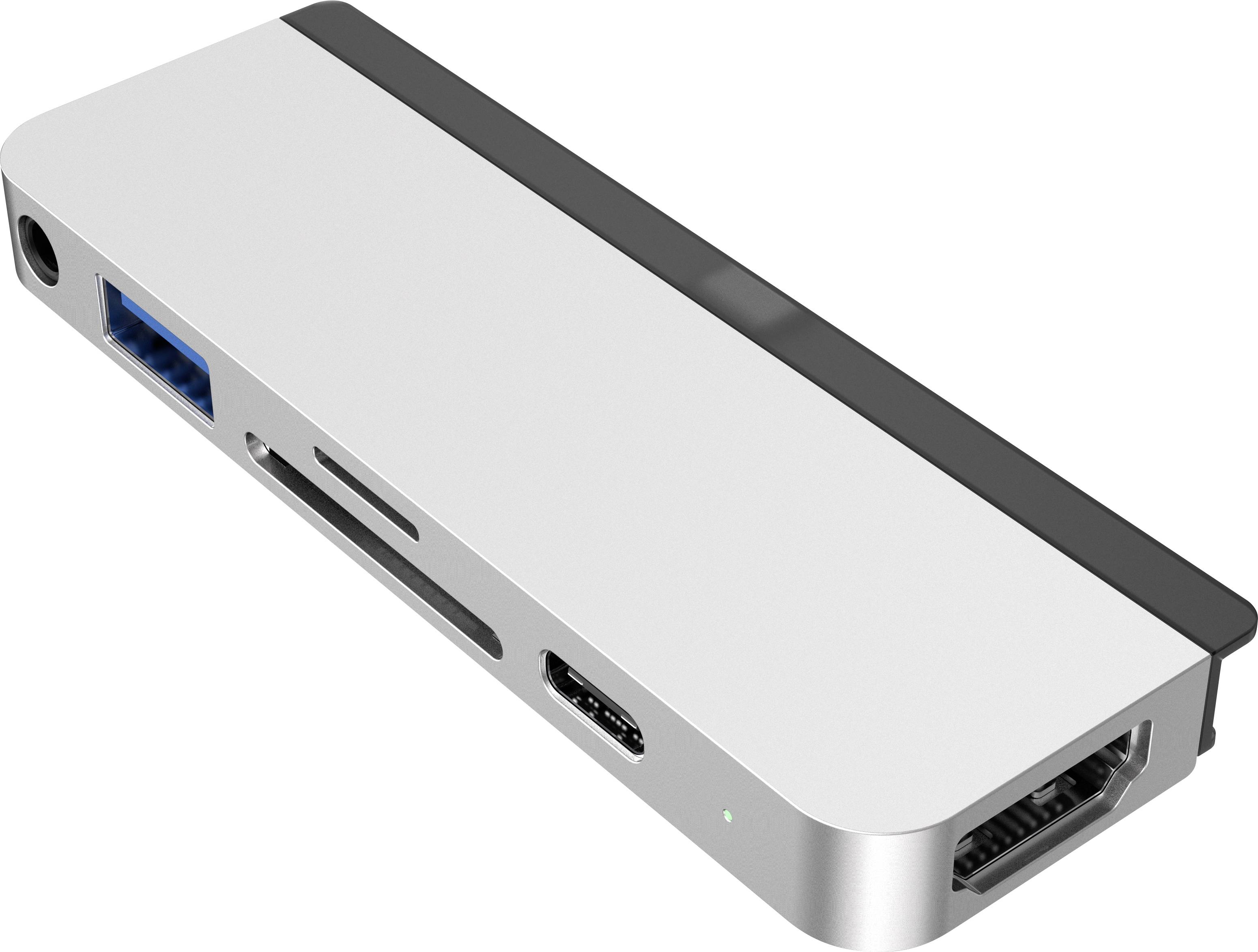 HYPER 6-in-1 iPad Pro USB-C Hub, Silber