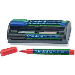 Image of Schneider 111098 MAXX Eco 115 Whiteboardmarker Set Schwarz, Rot, Blau, Grün