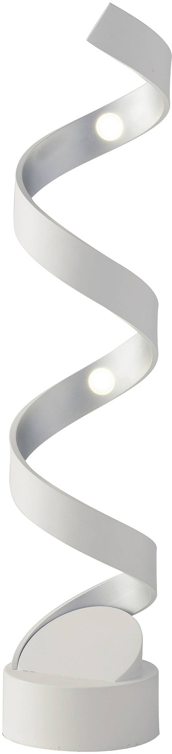 ECO-LIGHT LED-HELIX-L4 BCO LED-HELIX-L4 BCO LED-Tischlampe 12 W Neutralweiß Weiß, Silber