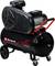 Schwarzer Einhell Extreme Power tragbarer Luftkompressor mit Tank, Rädern und Griff auf weißem Hintergrund.