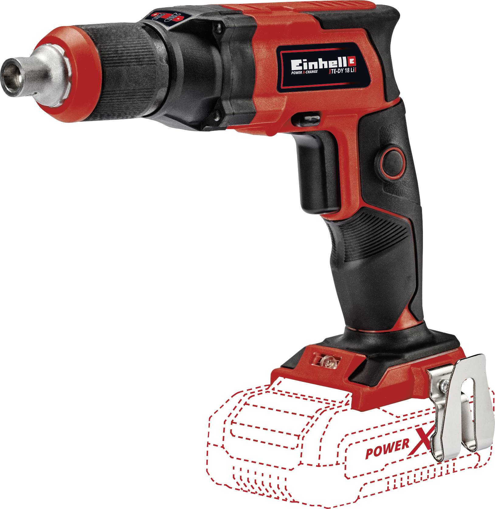 Einhell Power X-Change TE-DY 18 Li-Solo 4259980 Gipsskruvdragare batteri 18 V