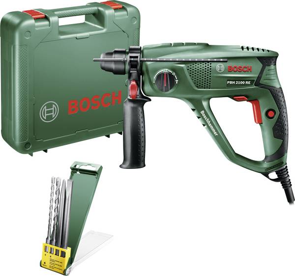 Bosch Home and Garden PBH 2100 RE SDS-Plus-Bohrhammer 550 W inkl. Koffer