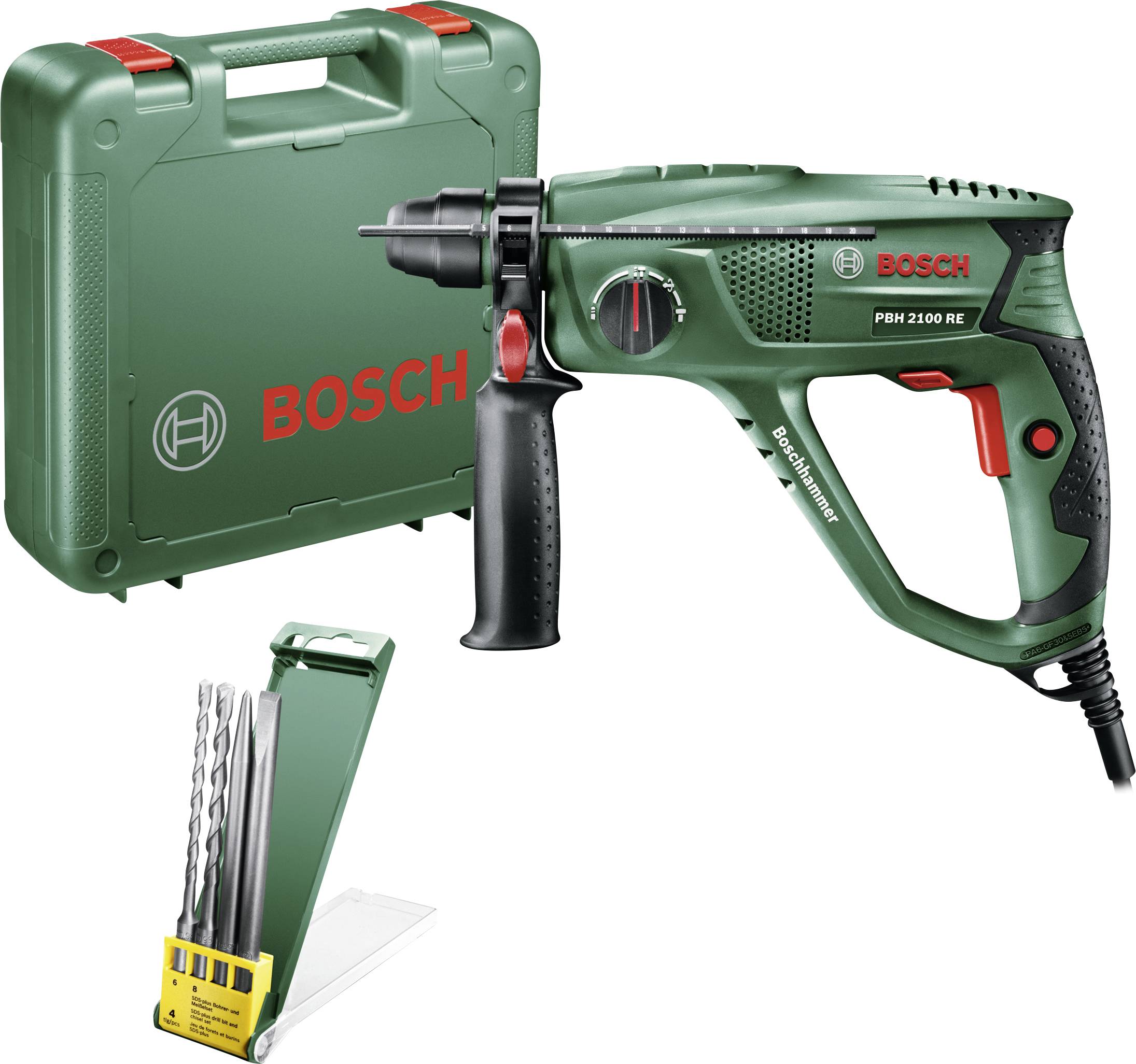 Bosch Home and Garden PBH 2100 RE -Borrhammare 550 W inkl. väska