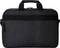 Eine schwarze Laptoptasche mit zwei Griffen und einem Reißverschluss oben. Sie hat ein minimalistisches Design ohne sichtbare Marken.