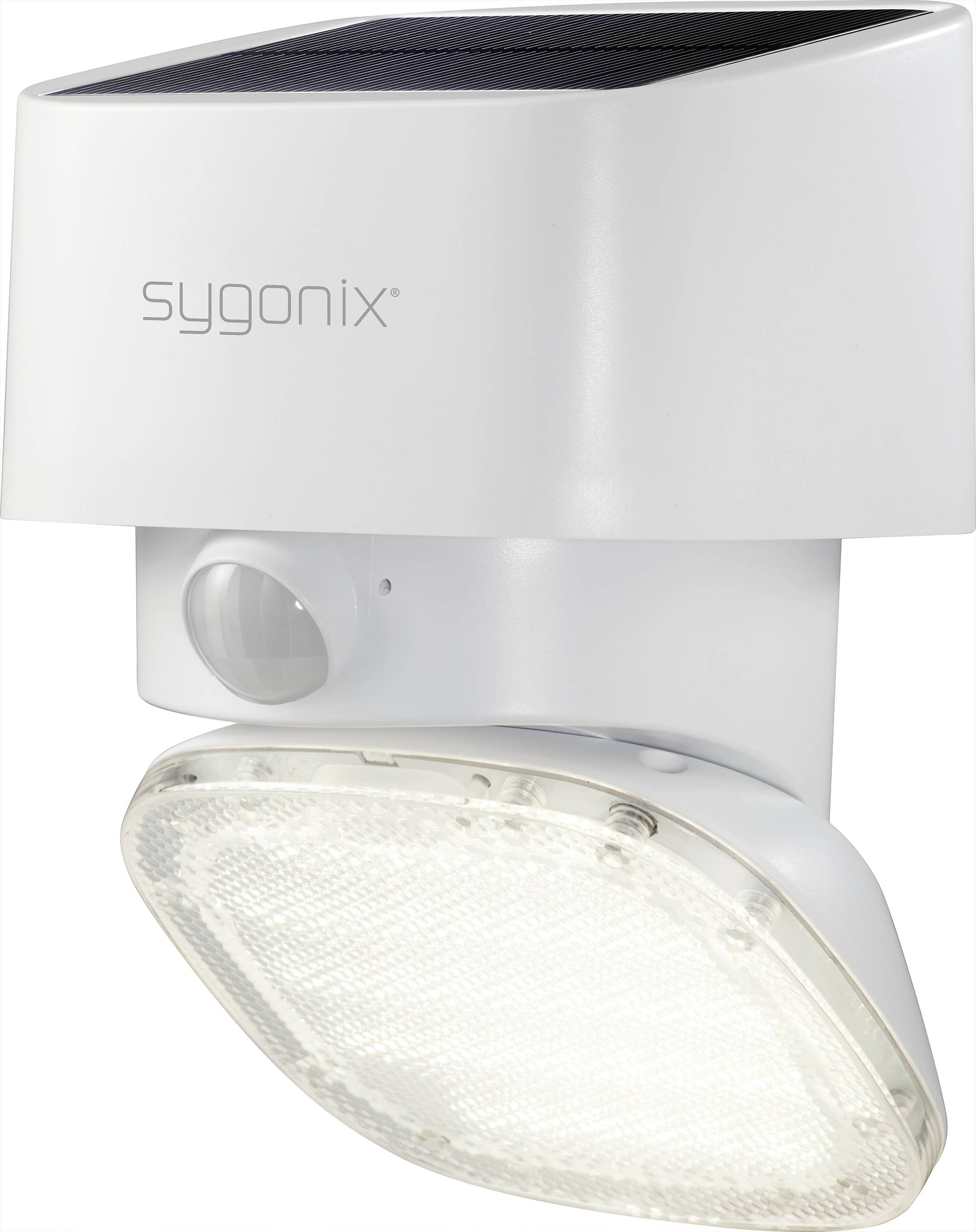 SYGONIX SY-4673534 LED-Außenwandleuchte mit Bewegungsmelder 20 W Kaltweiß Weiß