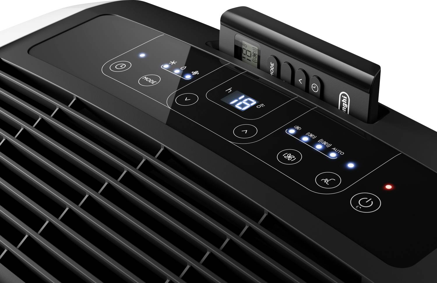 DeLonghi PAC EM93 SILENT Monoblock-Klimagerät EEK: A (A+++ - D) 2600 W 95 m³ Weiß, Schwarz-1
