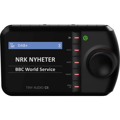 Tiny Audio C5 DAB+ Empfänger Bluetooth Musikstreaming, Freisprechfunktion