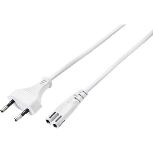 Thumbnail - Sygonix SY-5044218 Strom Netzkabel Weiß 5.00 m