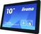 Tablet-Bildschirm mit 'ProLite' Logo, Modell 'TW1023ASC-B1P'. "10 Zoll" Text, Webcam und Touchscreen Symbole sichtbar.