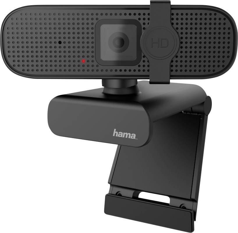HAMA C-400 Full HD-Webcam 1920 x 1080 Pixel Klemm-Halterung