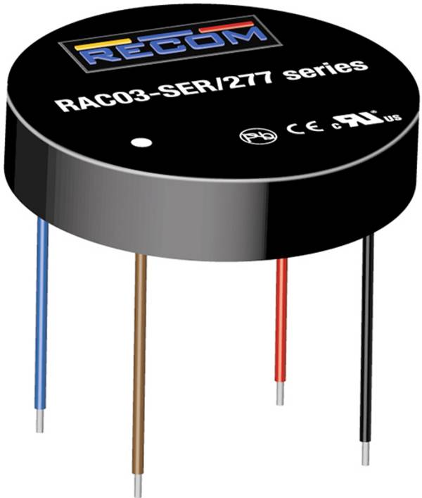 RECOM RAC03-3.3SER/277 AC/DC-Printnetzteil 3.3 V 3 W