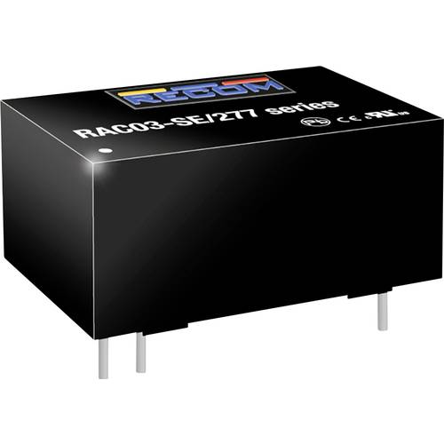 RECOM RAC03-05SE/277 AC/DC-Printnetzteil 5 V 3 W