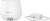 Luftbefeuchter in Weiß neben einem weißen Stromadapter, geeignet für Raumklima-Verbesserung.