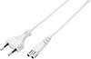 Sygonix SY-5044236 Strom Netzkabel Weiß 3.00 m