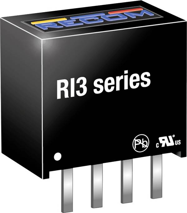 RECOM RI3-2405S DC/DC-Wandler, Print 600 mA 3 W Anzahl Ausgänge: 1 x Inhalt 1 St.