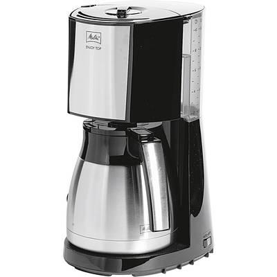 MELITTA Filterkaffeemaschine Enjoy Top Therm 1017-08 mit AromaSelector Schwarz