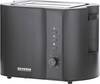Severin AT 9552 Toaster mit Brötchenaufsatz Schwarz